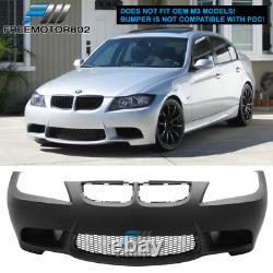 Fits 06-08 BMW 3 Series Pre Lci Front Bumper Conversion+Air Duct+Lip Spoiler