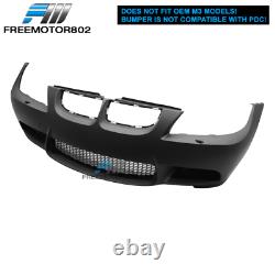 Fits 06-08 BMW E90 3-Series M3 Style Front Bumper Conversion Air Duct PP