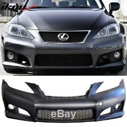 Fits 06-09 IS-Series IS250 IS350 PP Front Bumper Conversion No PDC & Foglight