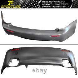 Fits 06-13 Lexus IS250 IS350 ISF Style Rear Bumper Conversion Dual Tip NO PDC