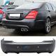 Fits 07-13 Benz W221 S-class Rear Bumper Conversion Diffuser With Pdc