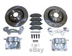 Fits 07-18 Wrangler Front Big Brake Upgrade Conversion Kit Rotor Caliper Pads