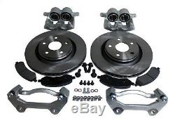 Fits 07-18 Wrangler Front Big Brake Upgrade Conversion Kit Rotor Caliper Pads