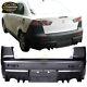 Fits 08-15 Lancer Fq Fq440 Style Rear Bumper Cover Conversion With Mesh Diffuser