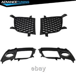 Fits 08-15 Mitsubishi Lancer EVO Style Front Bumper Conversion Kit With Fog Lights