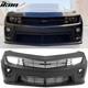Fits 10-15 Chevy Camaro Zl1 Style Front Bumper Conversion Kit With Lip + Foglights
