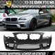 Fits 11-13 Bmw 5-series F10 M5 Style Front Bumper Fog Cover Conversion Kit Pp