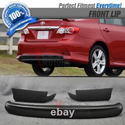 Fits 11-13 E140 Corolla S 10 & 10.5 Gen Rear Bumper Lip Sport Conversion PP