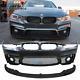 Fits 12-18 Bmw F30 3 Series M3 Style Front Bumper Conversion+lip+ Fog Cover