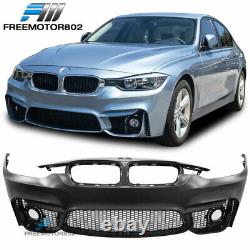 Fits 12-18 BMW F30 3 Series M3 Style Front Bumper Conversion With Fog Cover PP