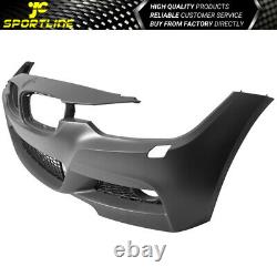 Fits 12-18 BMW F30 M-Tech M Sport Front Bumper Conversion with Fog Light Cover PP