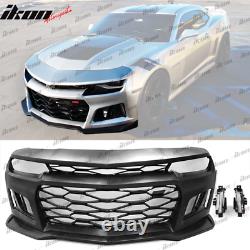 Fits 14-15 Camaro 5TH to 6TH Gen ZL1 Front Bumper Cover DRL Signal Fog Lights
