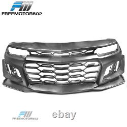 Fits 14-15 Chevy Camaro 1LE Style Front Bumper Conversion Cover Kit PP