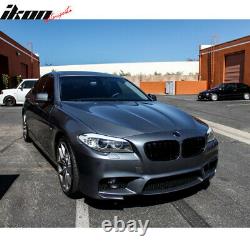 Fits 14-16 BMW F10 LCI M5 Style Front Bumper Conversion Kits With Foglight Cover