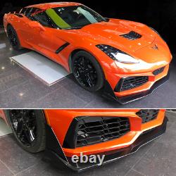 Fits 14-19 Chevy Corvette C7 PP Front Bumper Conversion Kits Upgrade To 2019 ZR1