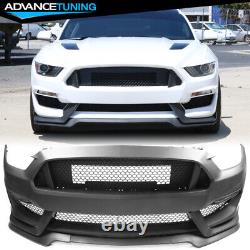 Fits 15-17 Ford Mustang GT350 Style Front Bumper Cover Retrofit Conversion Kit