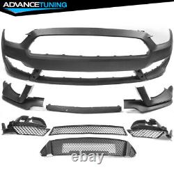 Fits 15-17 Ford Mustang GT350 Style Front Bumper Cover Retrofit Conversion Kit