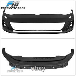 Fits 15-17 Golf 7 MK7 GTI Type Front Bumper Conversion + Mesh Grille