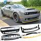 Fits 15-19 Dodge Challenger Front Bumper Conversion With Grille Srt Style