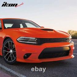 Fits 15-23 Dodge Charger 15 SRT Hellcat Front Bumper Conversion Kit With Foglights