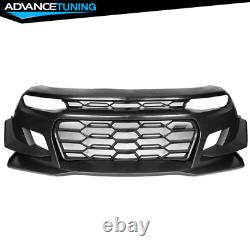Fits 16-18 Chevy Camaro 1LE Style Front Bumper Cover Unpainted PP
