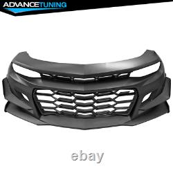 Fits 16-21 Chevy Camaro 1LE Style Front Bumper Cover OE Style Rear Diffuser PP