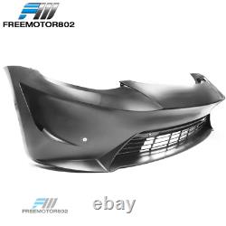Fits 17-21 Tesla Model 3 IKON Style Front Bumper Cover Unpainted PP