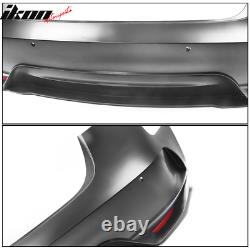 Fits 17-22 Tesla Model 3 IKON Style Rear Bumper Cover Unpainted PP