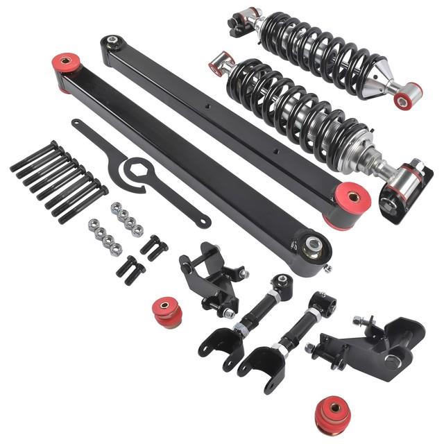 Fits 1967-1972 Cutlass 180-230lb Rear Adjustable 4 Bar & Coilover Conversion Kit