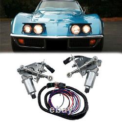 Fits 1968-82 Corvette Headlight Motor Electric Conversion Kit PARTS NO REBUILDS