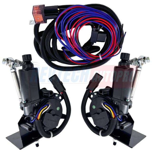 Fits 1969-1971 Lincoln Mark Iii 3pcs Electric Headlight Conversion Kit New Motor