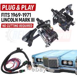 Fits 1969-1971 Lincoln Mark III OEM Electric Headlight Conversion Kit New Motor Fits 1969-1971 Lincoln Mark III OEM Electric Headlight Conversion Kit New Motor