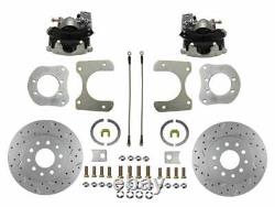 Fits 1984-06 Jeep Leed Brakes Rear Disc Brake Conversion Kit (drilled & slotted)