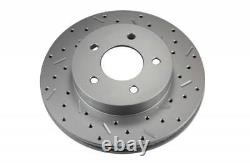 Fits 1984-06 Jeep Leed Brakes Rear Disc Brake Conversion Kit (drilled & slotted)