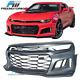 Fits 19-20 Chevy Camaro Zl1 Style Front Bumper Conversion Unpainted Pp