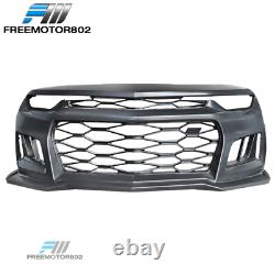 Fits 19-20 Chevy Camaro ZL1 Style Front Bumper Conversion Unpainted PP