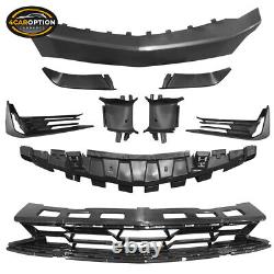 Fits 19-23 Chevy Camaro 19 SS Style Front Bumper Cover Conversion Kit Unpainted