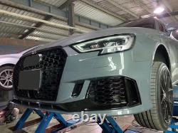 Fits 2017 2018 2019 Audi A3 S3 Upgrade to RS3 Style Front Bumper Conversion Kit