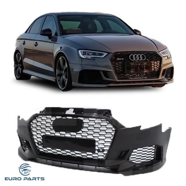 Fits 2017 2018 2019 Audi A3 Upgrade To Rs3 Style Front Bumper Conversion Kit