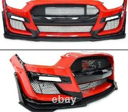 Fits 2018-2022 Ford Mustang GT500 Style Front Bumper Conversion replacement