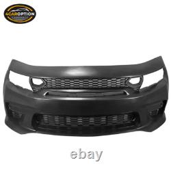 Fits 20-23 Charger Widebody Front Bumper Cover Conversion Kit With SRT Grilles