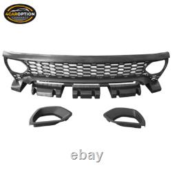 Fits 20-23 Charger Widebody Front Bumper Cover Conversion Kit With SRT Grilles
