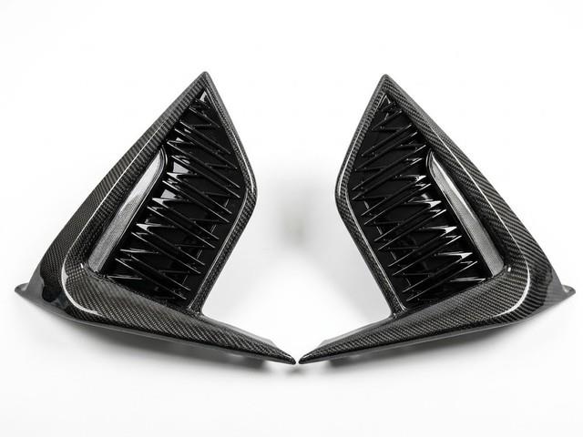 Fits 21-25 Lexus Is F Sport Real Carbon Fiber Led Drl Fog Light Conversion Kit