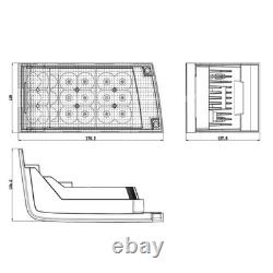 Fits Case IH 7240, 7250, 8910, 8920, 8930,8950 Pair LED Conversion Headlight Kit