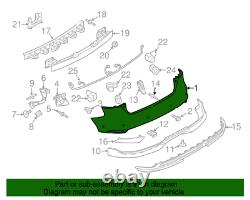 Fits Focus St 2014-2018 Mk3.5 Rear Bumper Kit Conversion Assembled F1eb-17906