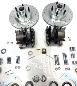 Fits Ford Crestline 1950 1953 Front Disc Brake Conversion Kit Drilled 5x4.5