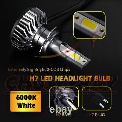 Fits Hyundai Sonata 2011-2014 -6x Combo LED Headlight Fog Light Bulbs Kit 6000K