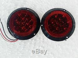 Fits JEEP CJ TJ YJ LED LIGHT CONVERSION KIT HEAD TAIL BACKUPS AND PLATE LIGHTS