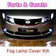 (fits Kia 08-11 Cerato Forte 4 Door) Fog Light Cover Conversion Kit Black