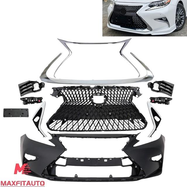 Fits Lexus Es350/es300h 2016-2018 Front Bumper Conversion Kit Cover Ls Style